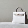 Kelly Mini HSS Epsom Craie(10) And Trench(S2)Rose Gold Hardware - Image 2