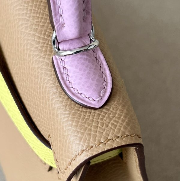 Kelly Mini HSS Epsom Chai(0M), Lime(9R) And Mauve Sylvestre(X9) Palladium Hardware - Image 9
