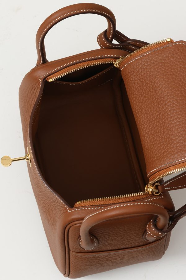 Lindy Mini Clemence Gold (37) Gold Hardware - Image 4