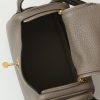 Lindy Mini Clemence Gris Asphalte (M8) Gold Hardware - Image 6