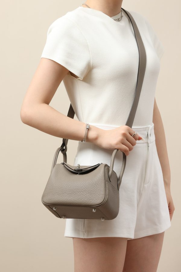 Lindy Mini Clemence Gris Asphalte (M8) Palladium Hardware - Image 9