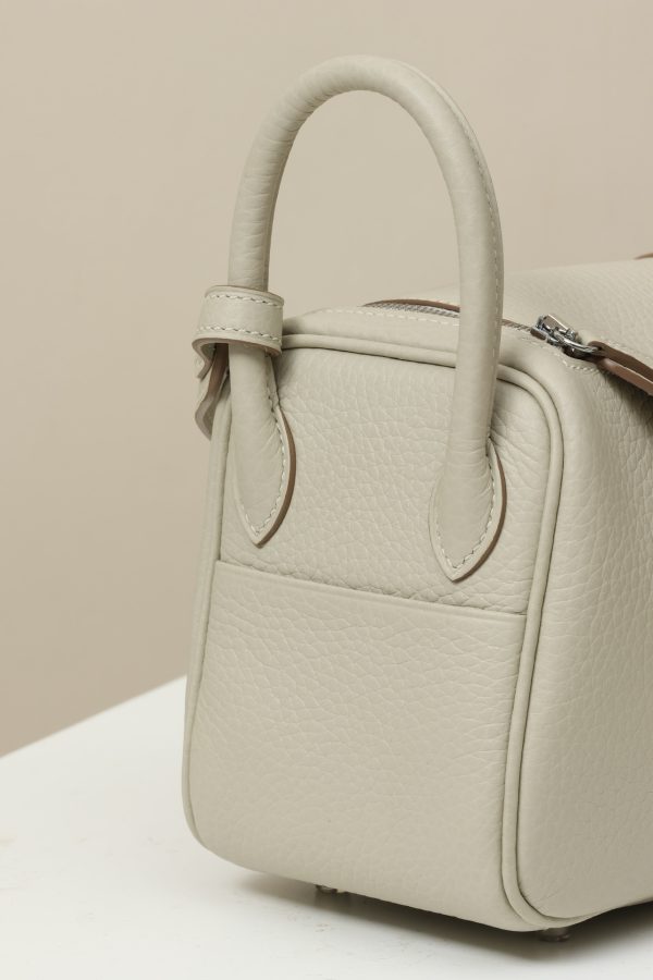 Lindy Mini Clemence Beton (8L) Palladium Hardware - Image 4