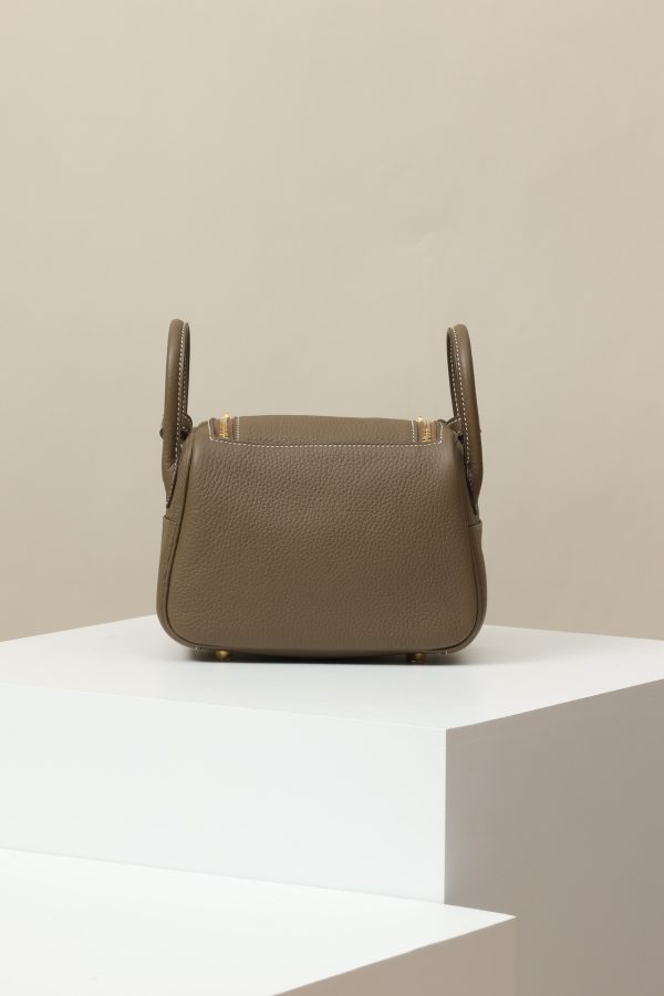 Lindy Mini Clemence Etoupe (18) Gold Hardware - Image 3