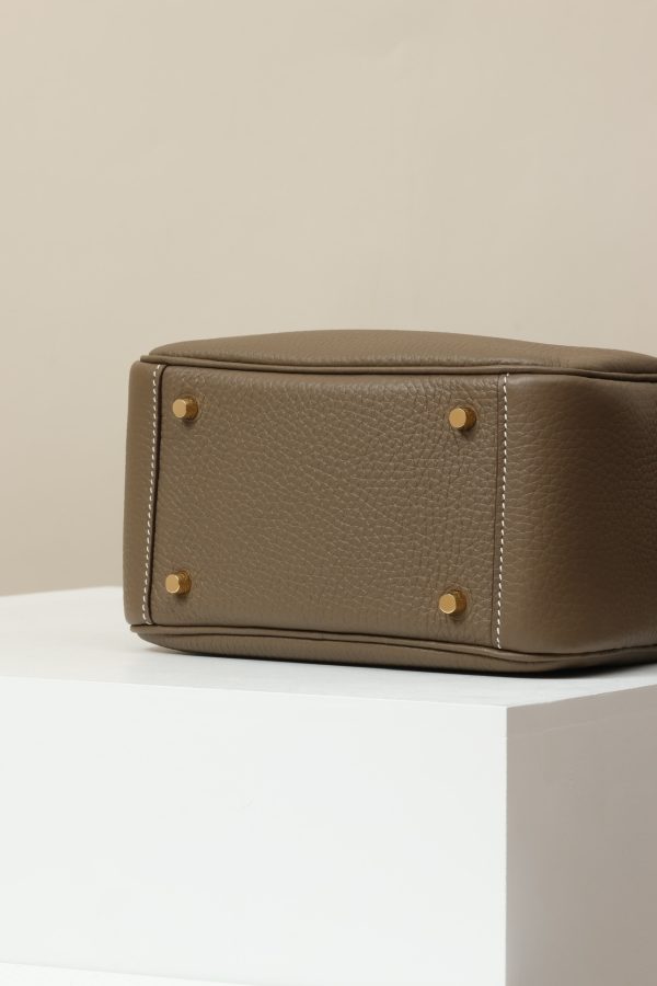 Lindy Mini Clemence Etoupe (18) Gold Hardware - Image 6