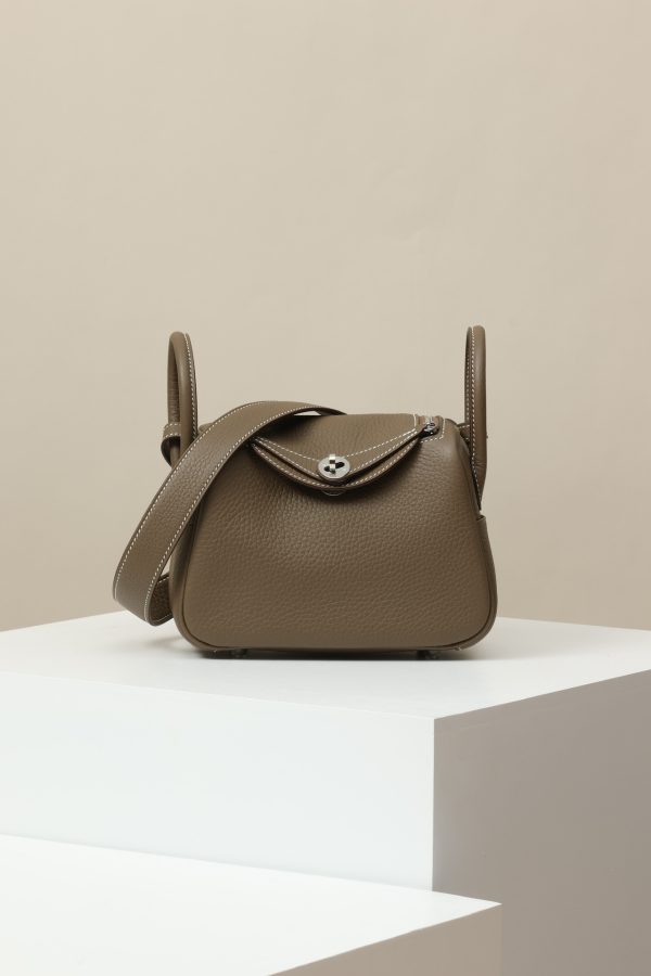 Lindy Mini Clemence Etoupe (18) Palladium Hardware