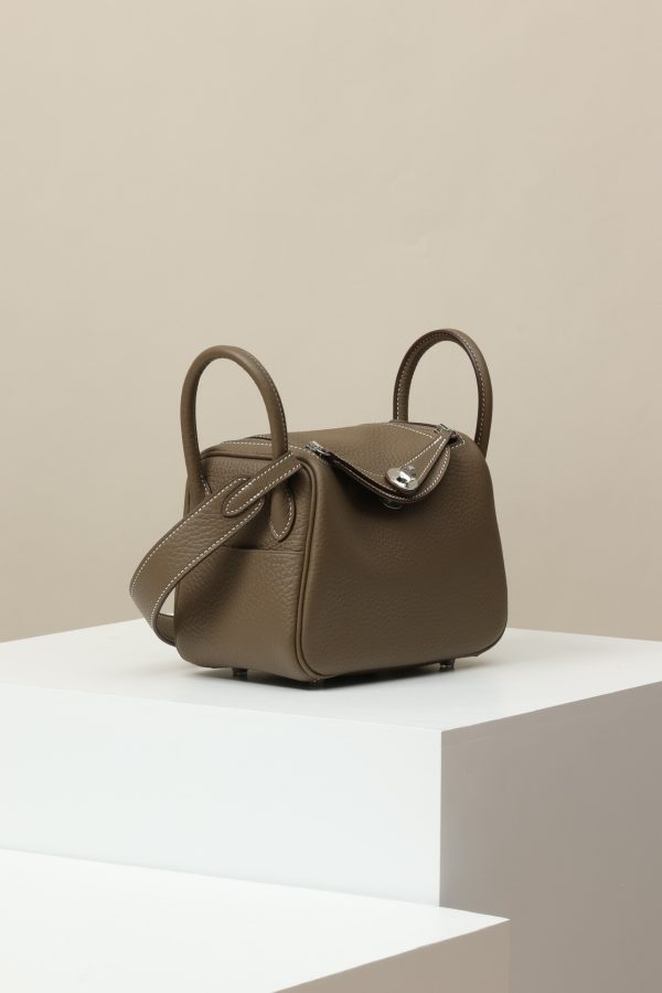 Lindy Mini Clemence Etoupe (18) Palladium Hardware - Image 2