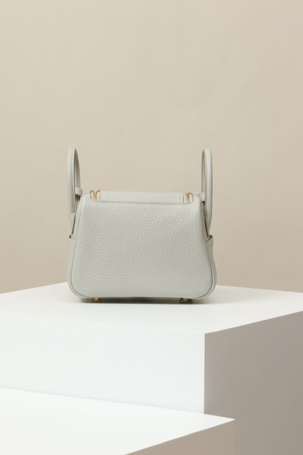 Lindy Mini Clemence Gris Perle (80) Gold Hardware - Image 2