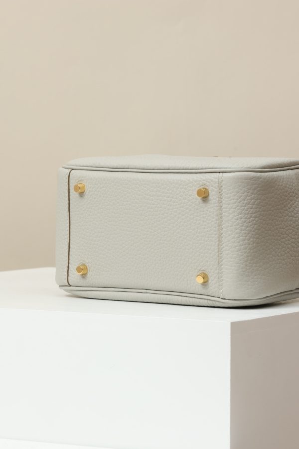 Lindy Mini Clemence Gris Perle (80) Gold Hardware - Image 6