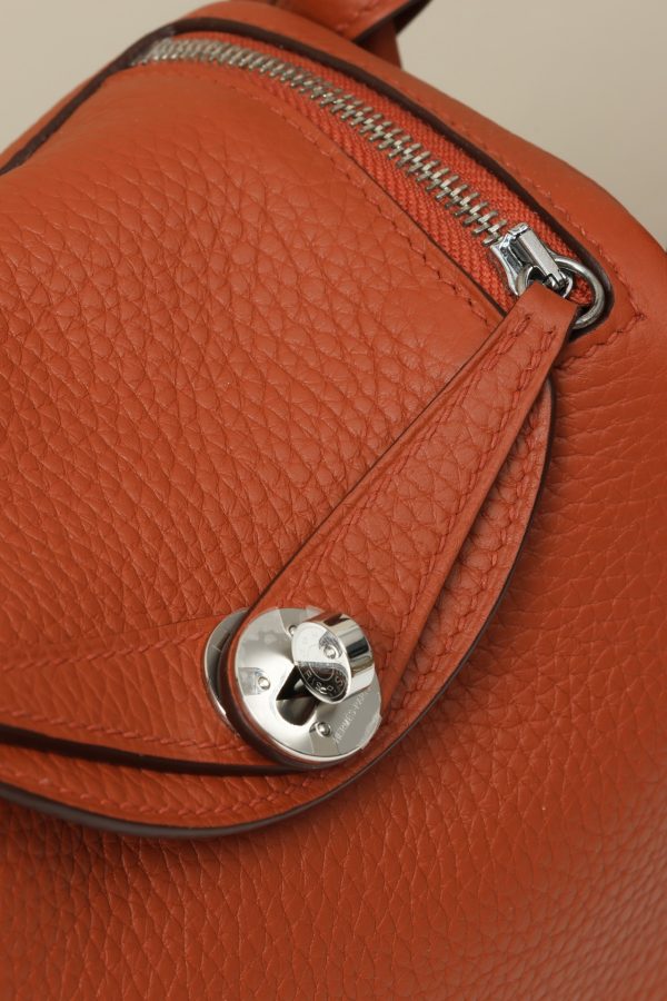 Lindy Mini Clemence Cuivre (6C) Palladium Hardware - Image 8