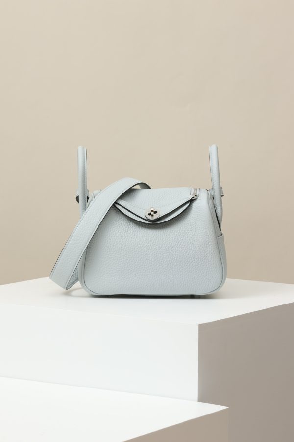 Lindy Mini Clemence Blue Pale (08) Palladium Hardware