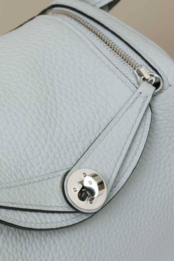 Lindy Mini Clemence Blue Pale (08) Palladium Hardware - Image 6