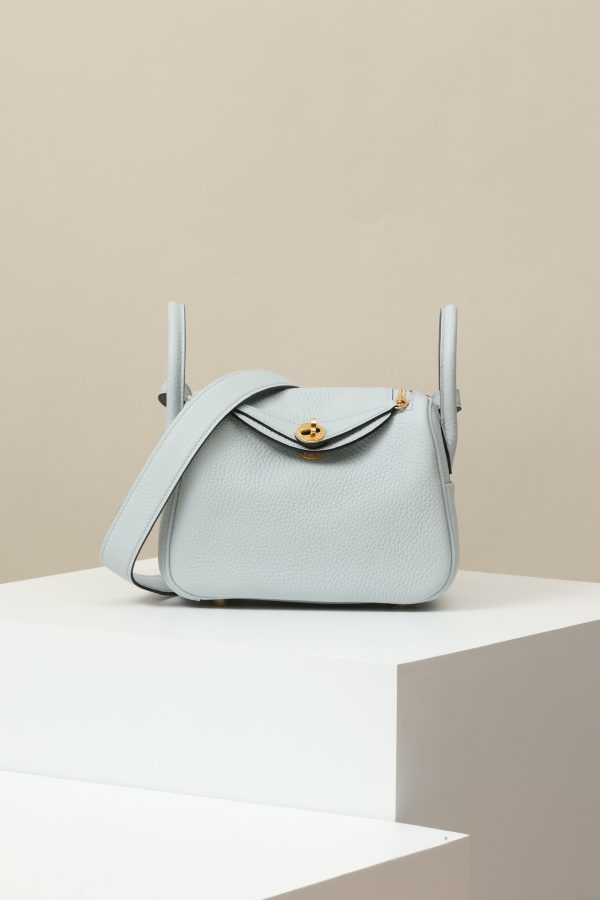 Lindy Mini Clemence Blue Pale (08) Gold Hardware