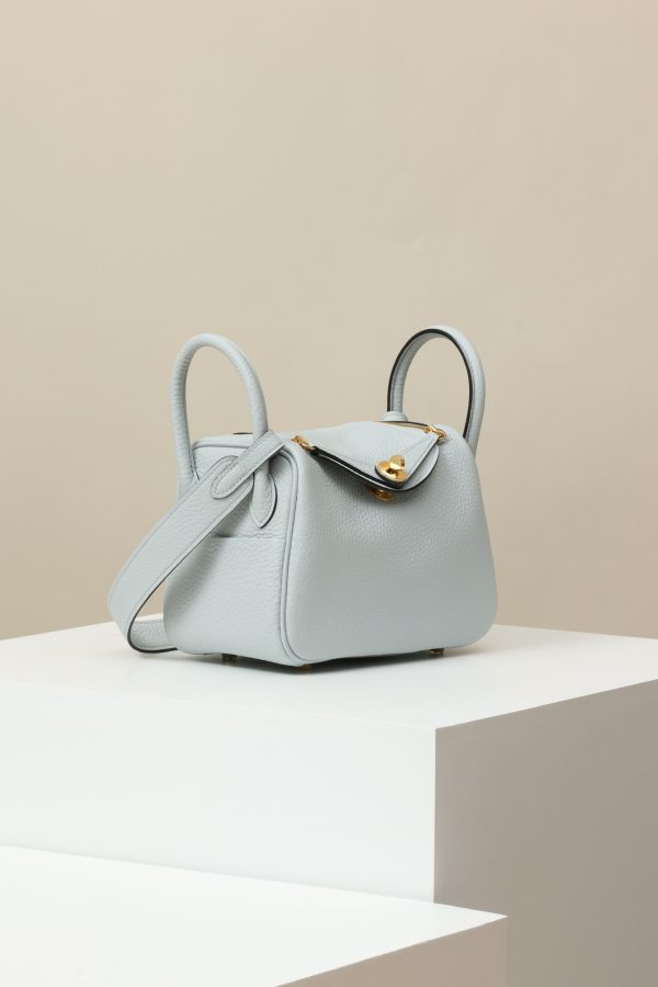 Lindy Mini Clemence Blue Pale (08) Gold Hardware - Image 2
