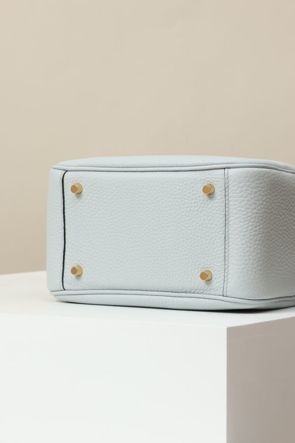 Lindy Mini Clemence Blue Pale (08) Gold Hardware - Image 6
