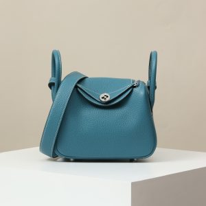 Lindy Mini Clemence New Bleu Jean (D2) Palladium Hardware