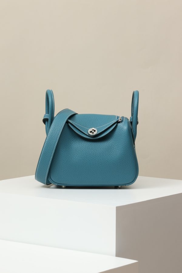 Lindy Mini Clemence New Bleu Jean (D2) Palladium Hardware