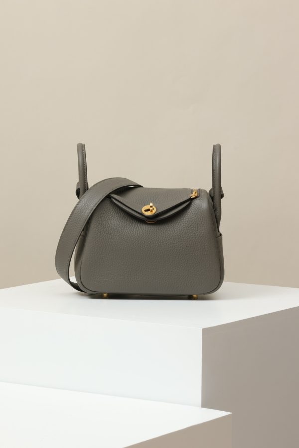 Lindy Clemence Gris Meyer (0L) Gold Hardware