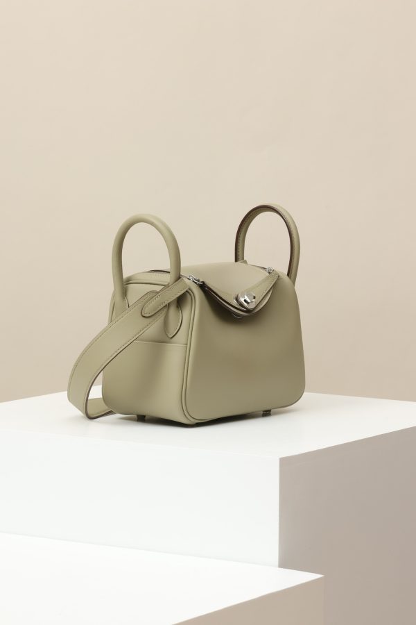 Lindy Mini Clemence Beige Marfa (8Q) Palladium Hardware - Image 2