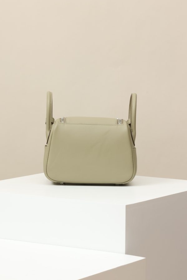 Lindy Mini Clemence Beige Marfa (8Q) Palladium Hardware - Image 3