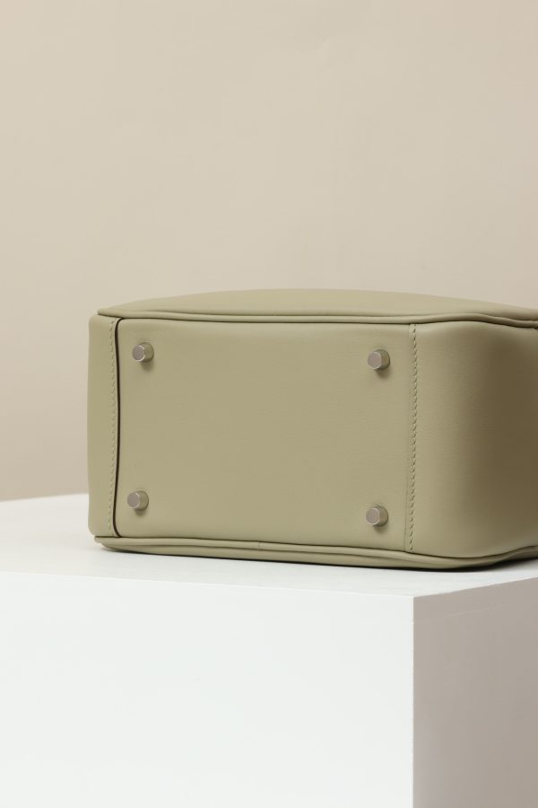 Lindy Mini Clemence Beige Marfa (8Q) Palladium Hardware - Image 6