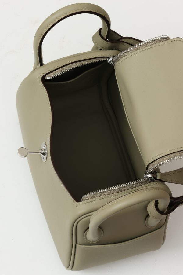 Lindy Mini Clemence Beige Marfa (8Q) Palladium Hardware - Image 4