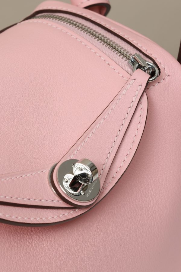 Lindy Mini Clemence Rose Sakura (3Q) Palladium Hardware - Image 5