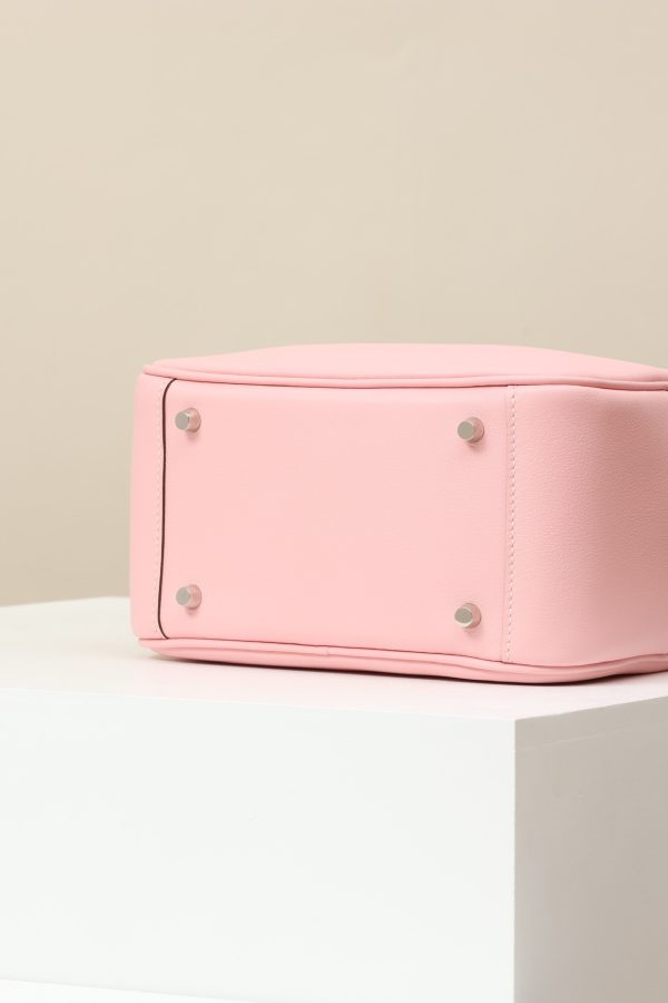 Lindy Mini Clemence Rose Sakura (3Q) Palladium Hardware - Image 7