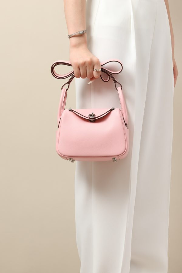 Lindy Mini Clemence Rose Sakura (3Q) Palladium Hardware - Image 9