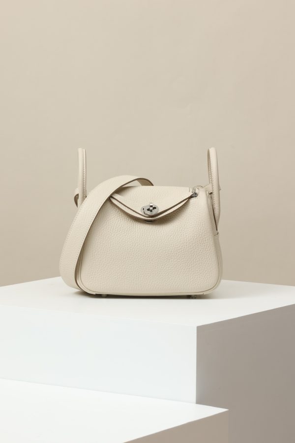 Lindy Mini Clemence Craie (10) Palladium Hardware
