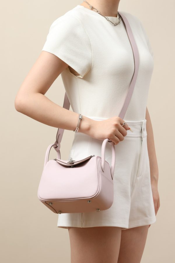 Lindy Mini Clemence Mauve Pale (09) Palladium Hardware - Image 9