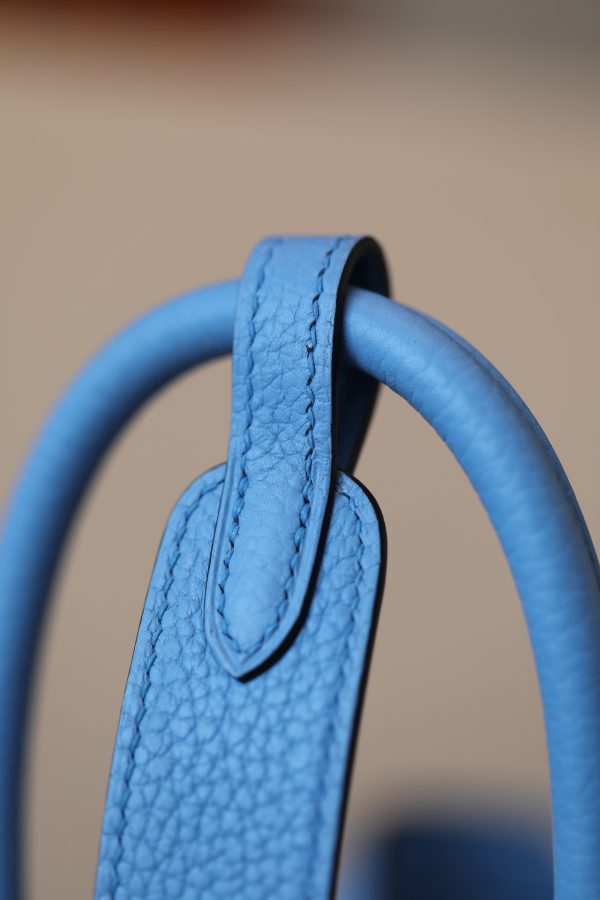 Lindy 26 Clemence Blue Paradise (2T) Palladium Hardware - Image 9