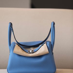 Lindy 26 Clemence Blue Paradise (2T) Palladium Hardware