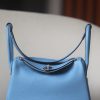 Lindy 26 Clemence Blue Jean (75) Palladium Hardware
