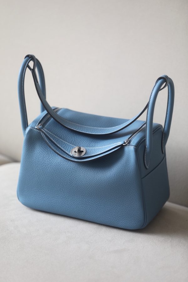 Lindy 26 Clemence Blue Jean (75) Palladium Hardware - Image 2