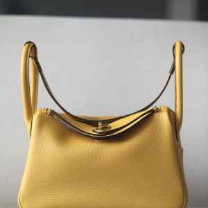 Lindy 26 Clemence Jaune Amber (9D) Gold Hardware
