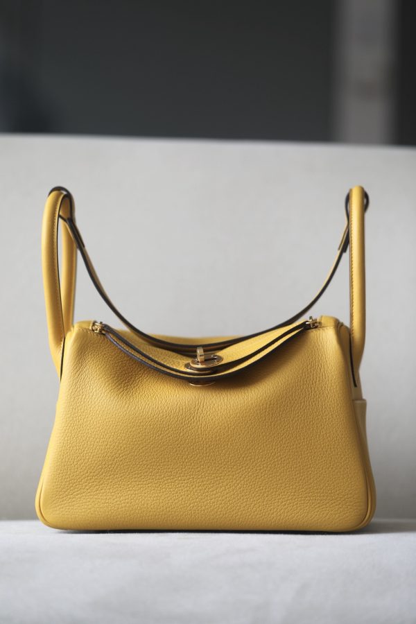 Lindy 26 Clemence Jaune Amber (9D) Gold Hardware