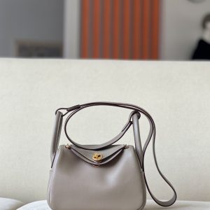Lindy Mini HSS Swift  Gris Asphalte(M8) And Rose Pourpre(L3)Gold Hardware
