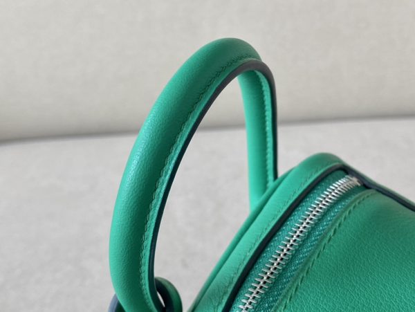 Lindy Mini HSS Swift  Menthe(6W) And Vert Bosphore(W0)Palladium Hardware - Image 5