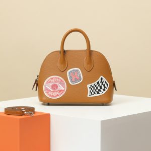 Bolide Mini Clemence Caremel (28) Palladium Hardware