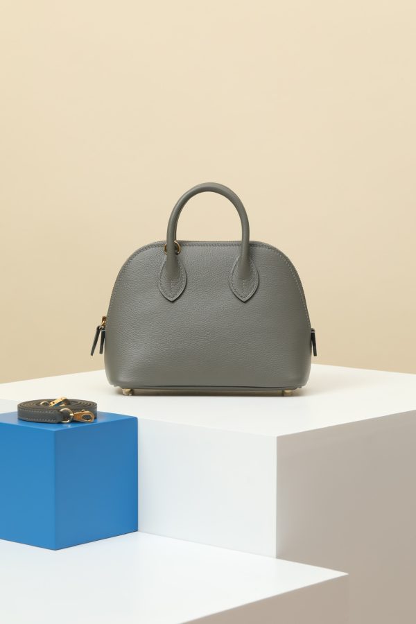 Bolide Mini Evercolor Gris Meyer (0L) Gold Hardware