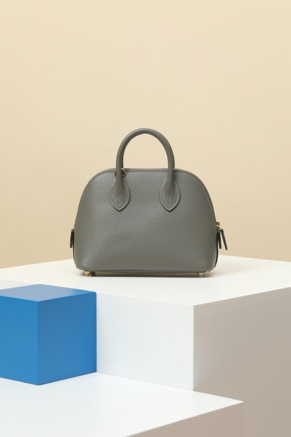 Bolide Mini Evercolor Gris Meyer (0L) Gold Hardware - Image 3