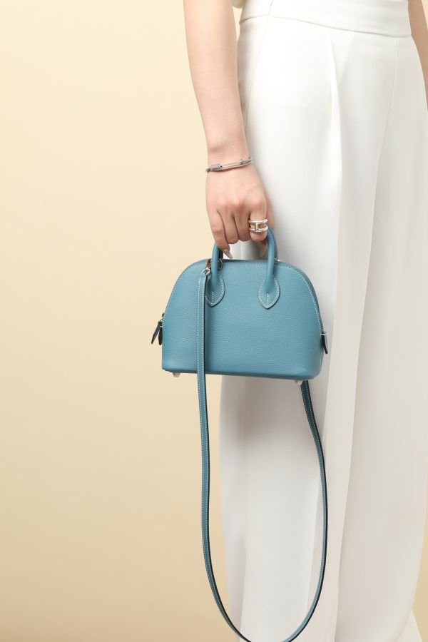 Bolide Mini Evercolor New Bleu Jean (D2) Palladium Hardware - Image 9