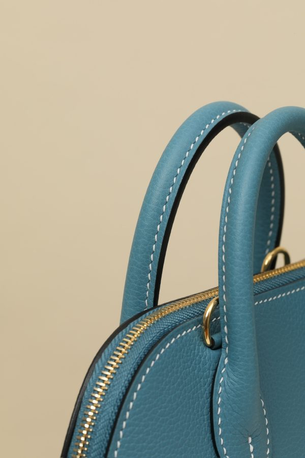 Bolide Mini Evercolor New Bleu Jean (D2) Gold Hardware - Image 7