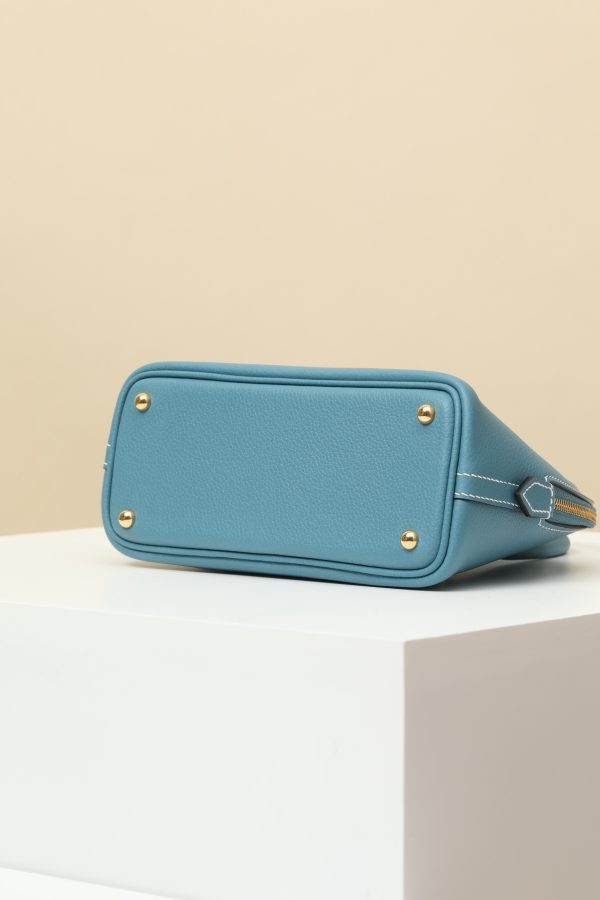 Bolide Mini Evercolor New Bleu Jean (D2) Gold Hardware - Image 5