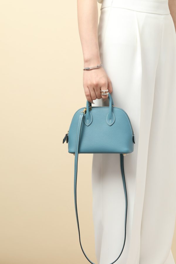 Bolide Mini Evercolor New Bleu Jean (D2) Gold Hardware - Image 9