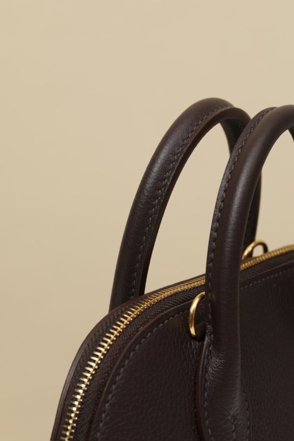 Bolide Mini HSS Evercolor Rouge Sellier (0G) And Mauve Sylvestre(X9) Gold Hardware - Image 7