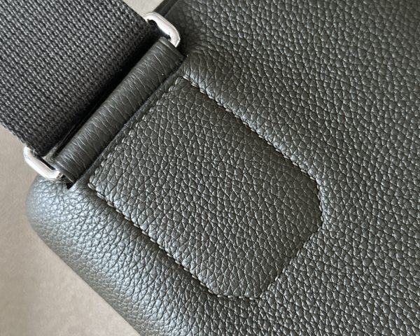 Birkin Hac a Dos PM Backpack Togo Vert Gris (C6) Palladium Hardware - Image 9