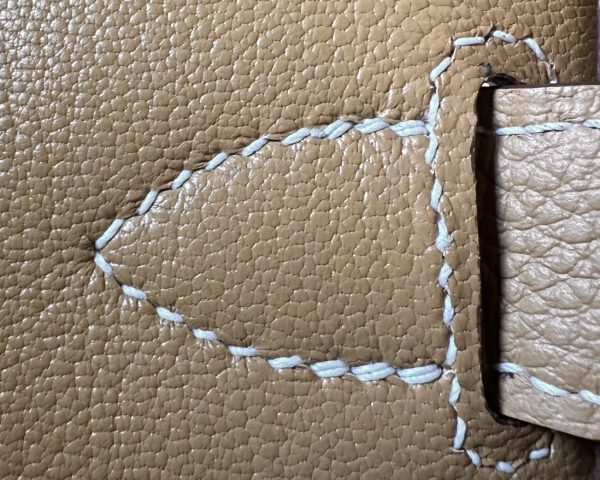 Birkin Hac a Dos PM Backpack Togo Biscuit (4B) Palladium Hardware - Image 8