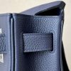 Birkin Hac a Dos PM Backpack Togo Blue Saphir (73) Palladium Hardware - Image 6