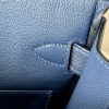 Birkin Hac a Dos PM Backpack Togo Blue Saphir (73) Palladium Hardware - Image 5